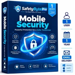 Safety Byte Pro Mobile Security – 1 User 1 Year